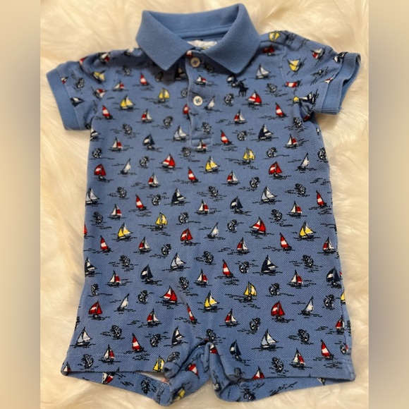Ralph Lauren Romper Sz 3months - Picture 1 of 4